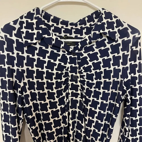 laundry by shelli segal long sleeve dress 4 small - Picture 2 of 5